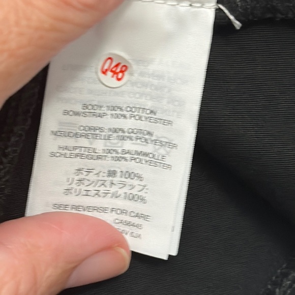 J. Crew Bow black tank top size M NWT - Picture 4 of 5